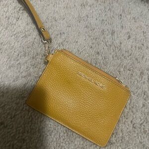 Michael Kors Yellow Wristlet